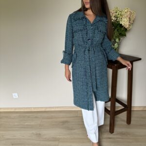 Tvīda auduma mētelis