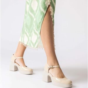 Dabīgas lakādas augstpapēžu kurpes